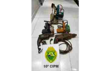 Goioxim – Ferramentas furtadas são recuperadas pela PMPR